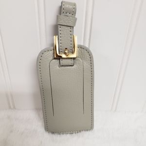 Mark & Graham leather luggage tag